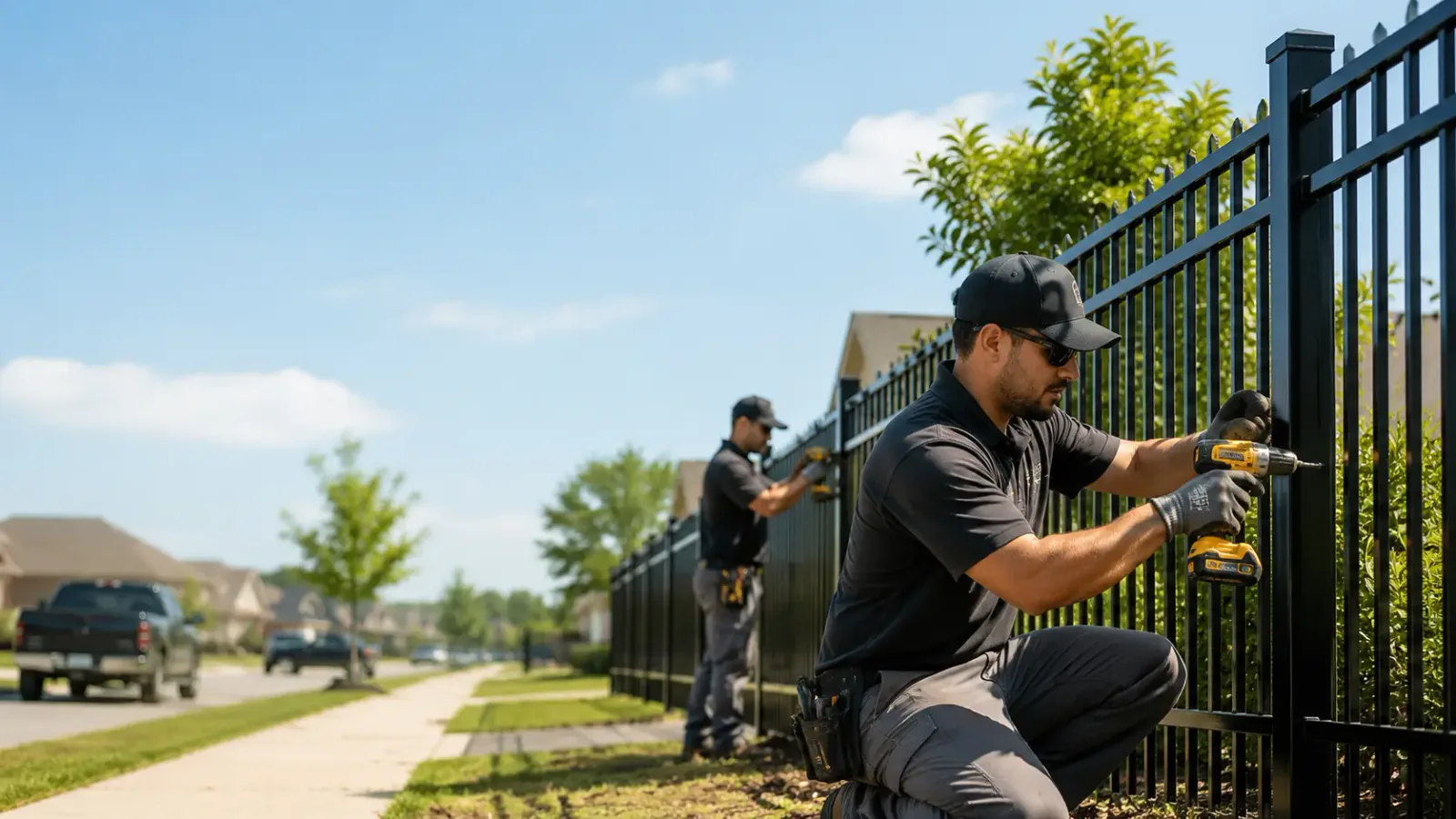 Metal Fence Installation in Carrollton, VA